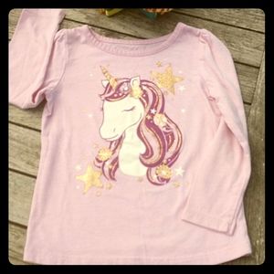 Epic Threads 2T EUC long sleeve unicorn shirt
